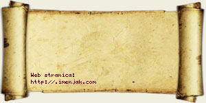 Miljana Bulajić vizit kartica